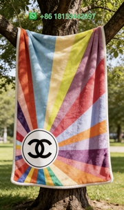 Chanel Throw Blankets